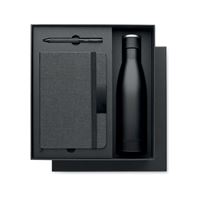 SET REGALO CON BOTTIGLIA, NOTES E PENNA